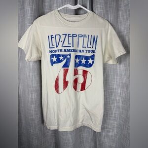 LED Zeppelin T-Shirt North American Tour  (75), Size Small